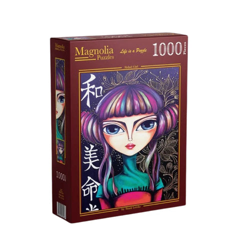 Magnolia 1000-Pieces Rebel Girl Romi Lerda Puzzle