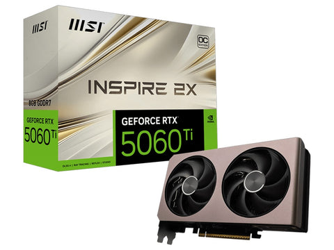 MSI GeForce RTX 5060 Ti 8G INSPIRE 2X OC Graphics Card