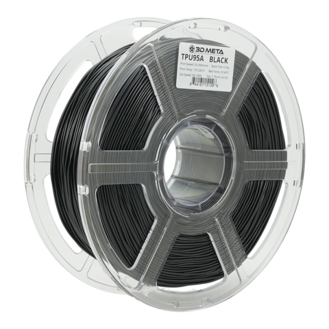 3D META TPU95A 3D Printing Filament - 1kg - Black