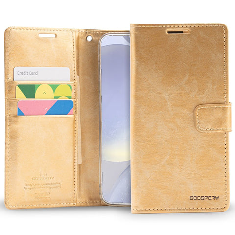 Goospery Bluemoon Diary for Samsung Galaxy S24 - Gold