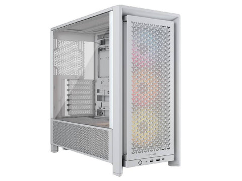 Corsair Frame 4000D RS ARGB Modular Mid-Tower Case - White