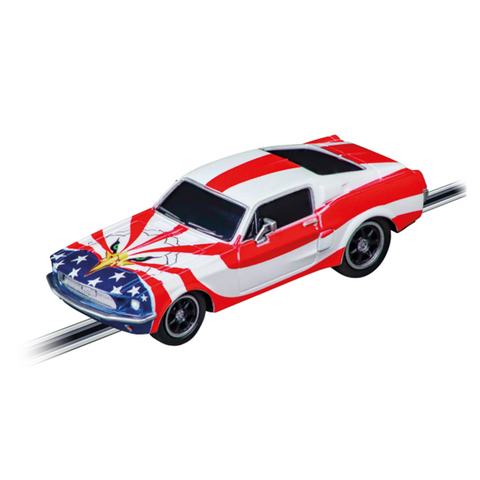 Carrera 1/43 Ford Mustang 1967 Stars 'n Stripes GO Slot Car