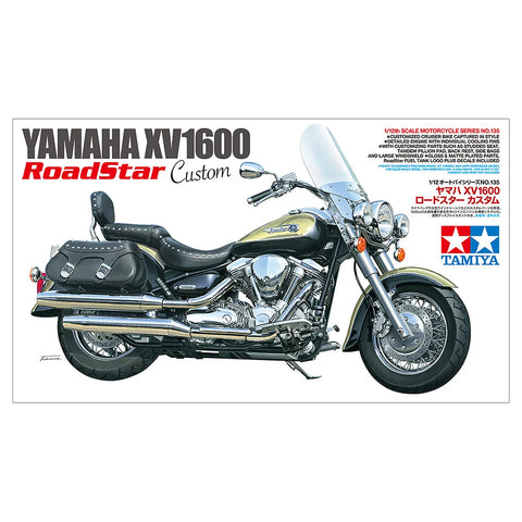 Tamiya 1/12 Yamaha XV1600 Road Star Customer Motorcycle Scaled Plastic Model Kit