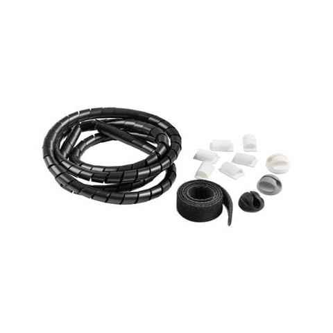 D-Line 11 piece Cable Tidy Organiser Kit (Black)