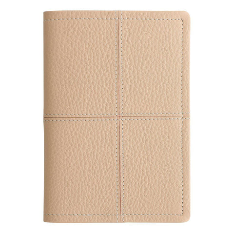 Filofax Classic Stitch Soft Passport Holder Cover Case Travel Accessory Peach