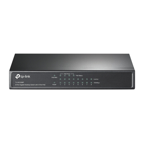 TP-Link TL-SG1008P 8-Port Gigabit Desktop Switch with 4-Port PoE