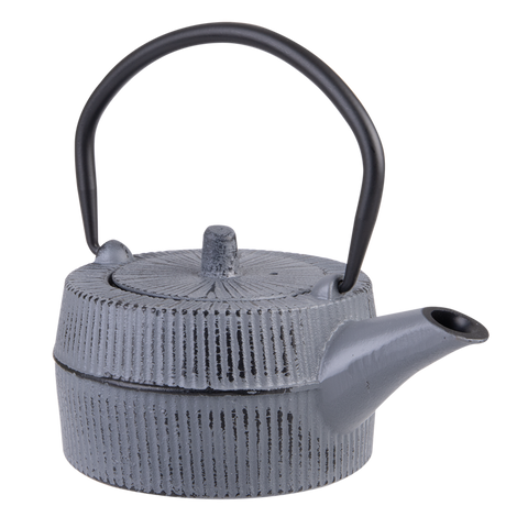 Teaology Cast Iron Teapot 350ml - Thatch Grey Black