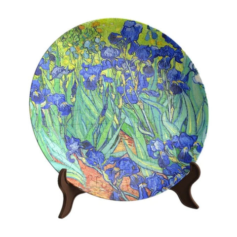 Pintoo 3D Plate Van Gogh Cafe Irises Puzzle