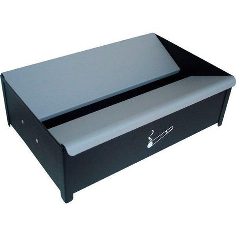 Esselte Metal Smokers Ash Cigarette Tray Tidy (Grey)