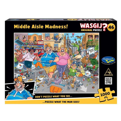 Holdson 1000-Pieces Wasgij? Original 46 Aisle Madness Puzzle