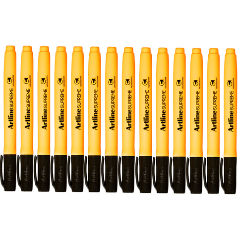 Artline Box 12 Supreme Highlighter (Orange)