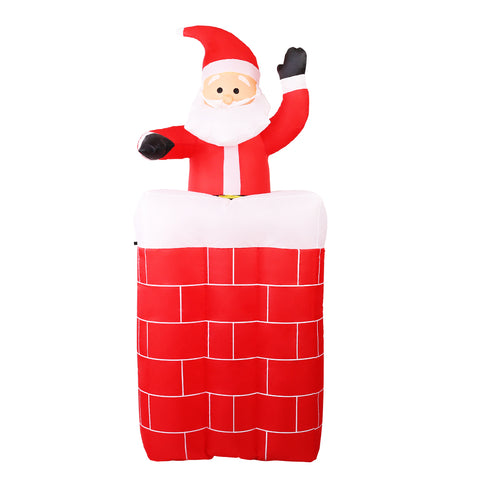 Jingle Jollys Christmas Inflatable Santa Pop Up 1.8M Illuminated Decorations
