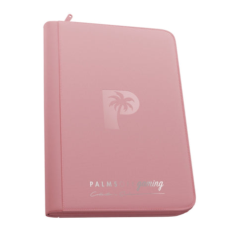 Palms Off Gaming Collector's Series 9 Pocket Zip Trading Card Binder - Pink