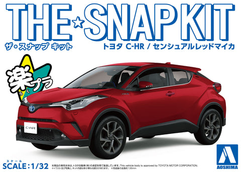 Aoshima 1/32 Snap Toyota CHR (Sensual Red Mica)