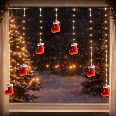 Lexi Lighting 1.2x1.2m Curtain Light With Infinity Stocking