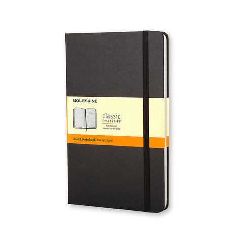 Moleskine Classic Ruled Hard Cover Pocket Notebook (Black)