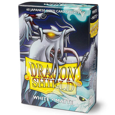 Arcane Tinmen Dragon Shield Japanese 60ct Matte White Sleeves 59x86mm