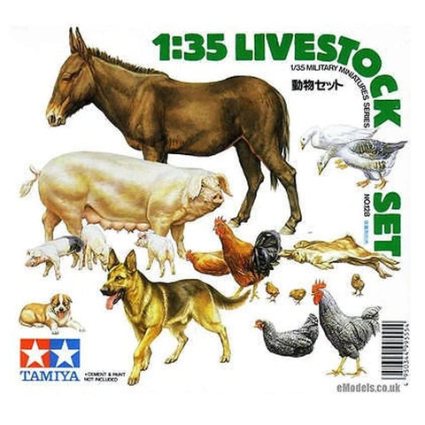 Tamiya 1/35 Livestock Set