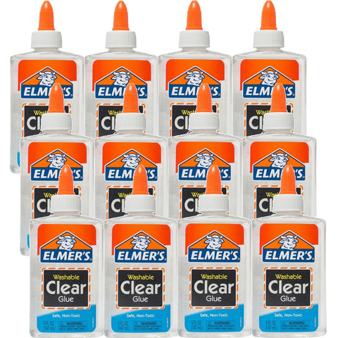 Elmers 148ml Liquid School Glue Clear Art Craft [Box 12]