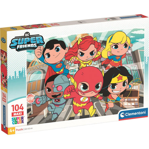 Clementoni Puzzle DC Super Friends Maxi 104 Pieces