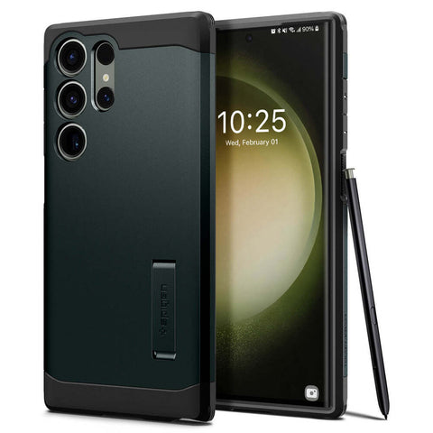 SPIGEN Tough Armor Case for Galaxy S23 Ultra (Abyss Green)