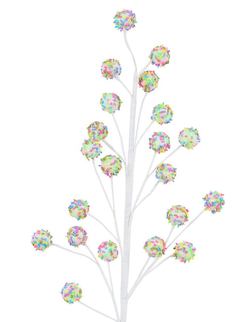 Christmas Warehouse - STEM2323 Hundreds & Thousands Cake Pops Fairy Floss Long Christmas Stem | 54cm Various
