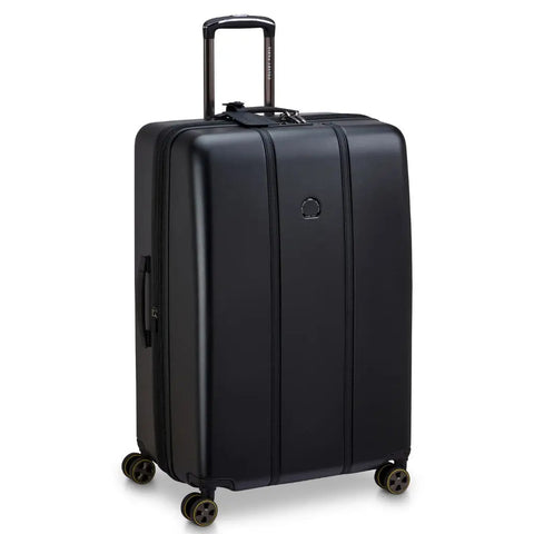 Delsey Cadense 76cm Large Exp Luggage - Deep Black