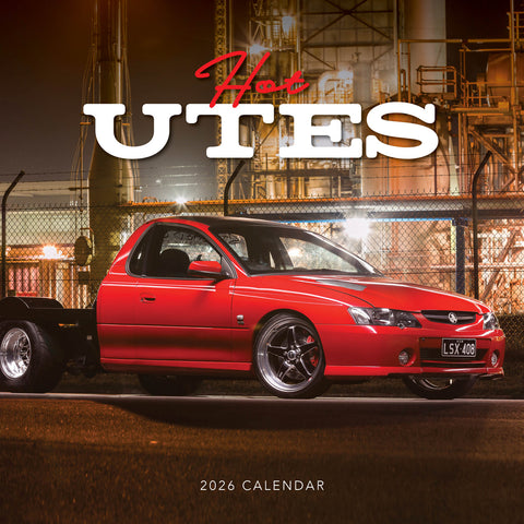 Paper Pocket Hot Utes 2026 Calendar