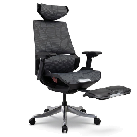 Desky Vanguard Ergonomic Gaming Chair with 6D Armrests with Footrest