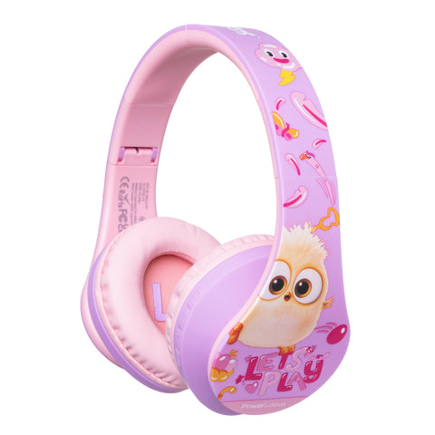 PowerLocus P2 Kids Bluetooth Headphone Angry Birds Edition (Pink)
