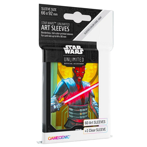 Gamegenic Star Wars Unlimited Art Sleeves - Darth Maul