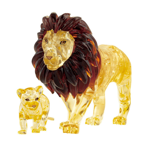 Bepuzzled 3D Lion and Cub Crystal Puzzle