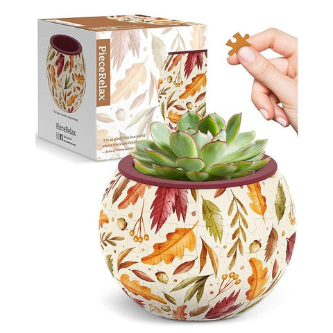 Pintoo 3D Flowerpot Autumn Abundance Puzzle
