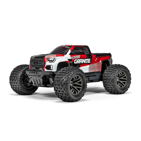 ARRMA Granite 223S DSC RC Monster Truck Electric Brushless 4WD 1/10 Scale RTR - Red