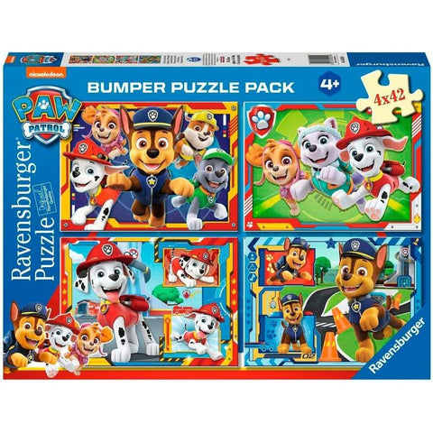 Ravensburger 4x42pc Paw Patrol Team Bumper Pack Puzzle