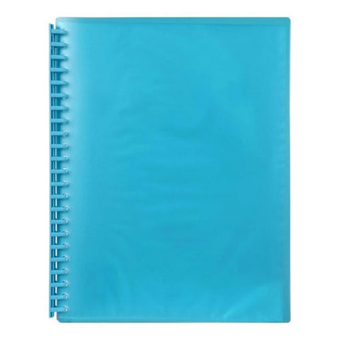 Marbig Refillable Display Book A4 (Translucent) - Marine