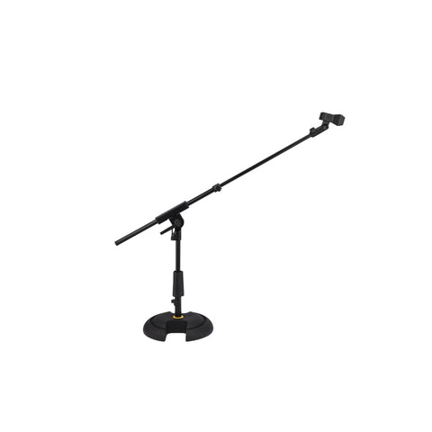 Hercules Low Profile Short Boom Microphone Stand (Black)