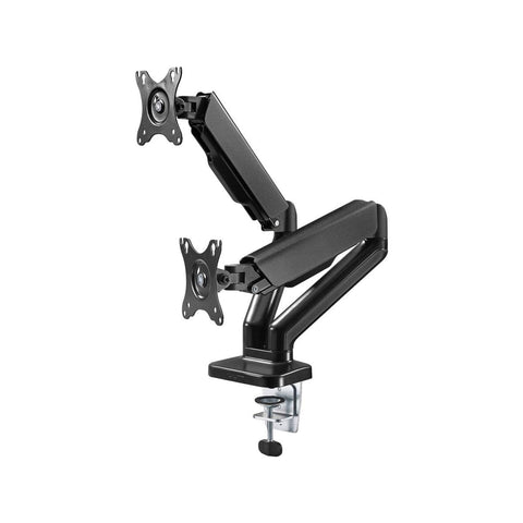 Goobay 43-81cm Dual Monitor Mount with Gas Spring (Black)