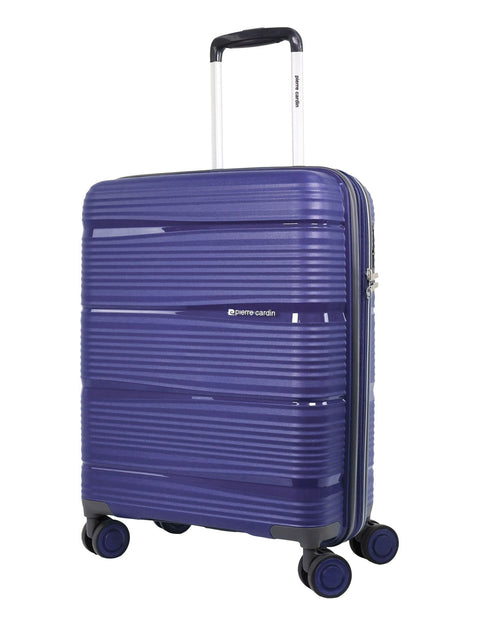 Pierre Cardin Normandy Cabin 55L Hard Shell Case Suitcase Travel Luggage Lilac