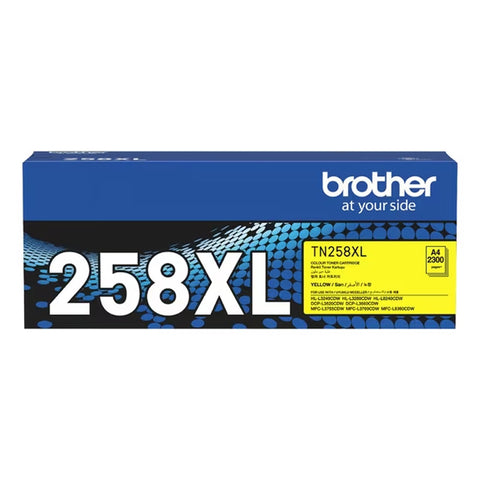 Brother Yellow High Yield Toner Cartridge (TN-258XLY)