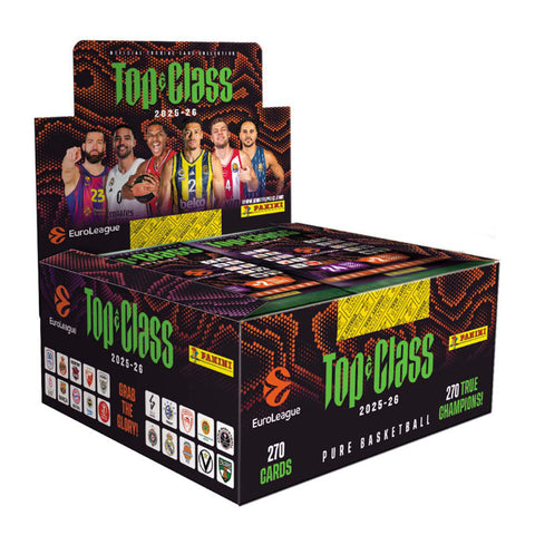 Panini Euro League Top Class 2026 Basketball Booster Box