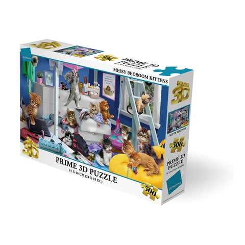 Prime3D 500pc Lenticular Giordano Messy Bedroom Jigsaw Puzzle