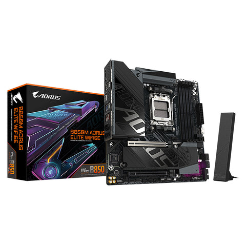 Gigabyte B850M Aorus Elite WiFi6E AM5 mATX Motherboard (B850M A ELT WF6E)