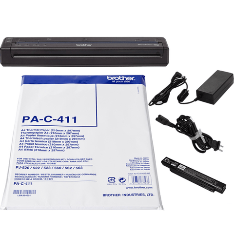 Brother PocketJet PJ-883 Mobile Printer WiFi Bluetooth Bundle