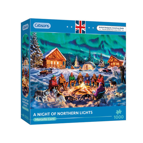 Gibsons 1000pc A Night of Northern Lights Puzzle
