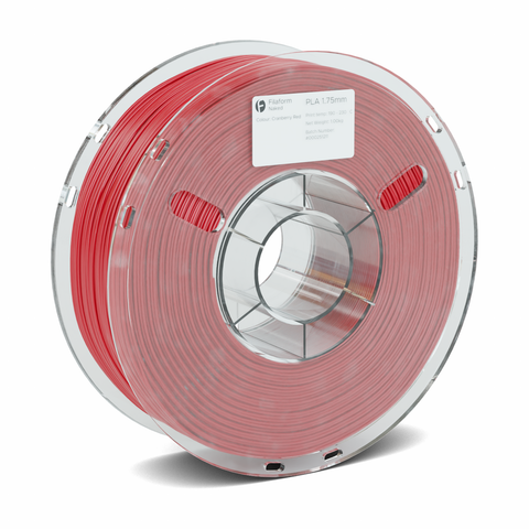 Filaform Naked PLA 3D Printer Filament 1.75mm 1kg (Cranberry Red)