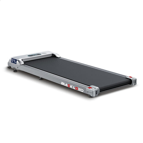 BLACK LORD Treadmill Electric Walking Pad Home Office Gym Fitness Remote Control (Silver)
