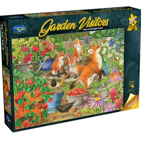 Holdson 1000pc Garden Visitors Foxes Puzzle