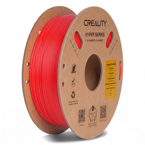 Creality Hyper PLA 3D Printer Filament Red - High Speed Printing High Precision Tangle-Free Tough