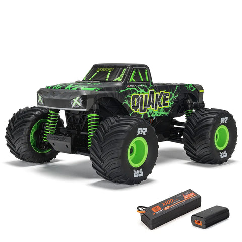 ARRMA Quake Grom RC Monster Truck Electric 4WD 1/16 Scale RTR (Green)